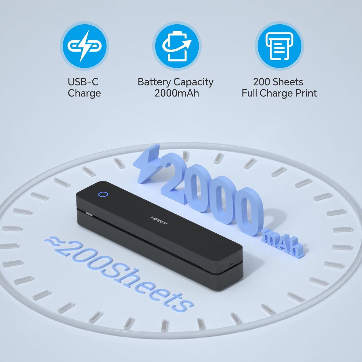 Inkless Portable Printer