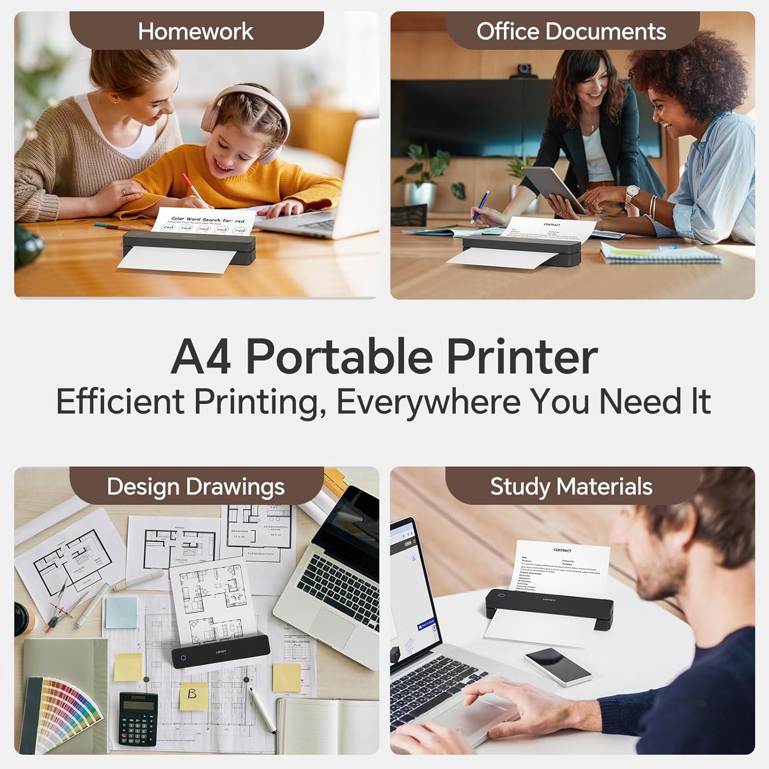 Inkless Portable Printer
